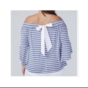 Lane Bryant Off the Shoulder Top